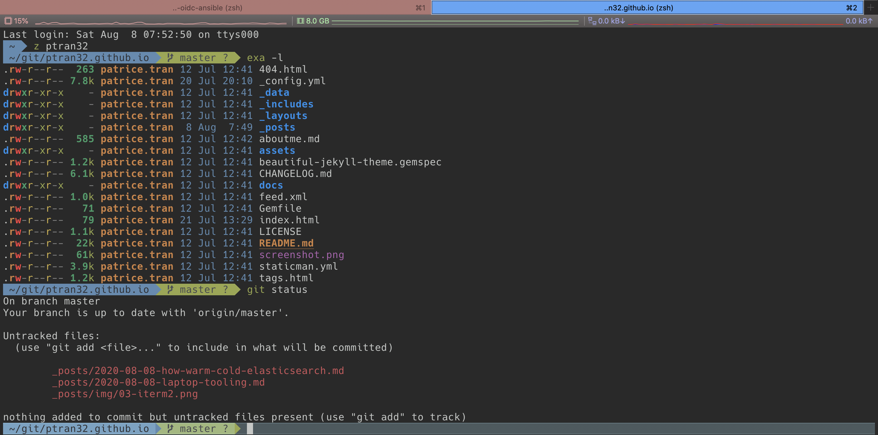 Iterm2 screenshot